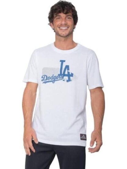 PLAYERA DODGERS TEE BLANCO MLB