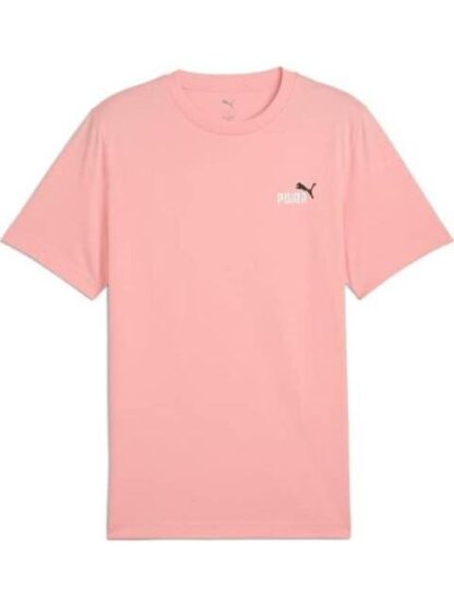PLAYERA ESS 2 COLOR SMALL NO. 1 LOGO TEE ROSA PUMA