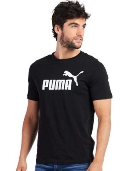 PLAYERA ESS LOGO BLANCO/NEGRO PUMA