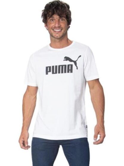 PLAYERA ESS LOGO BLANCO/NEGRO PUMA