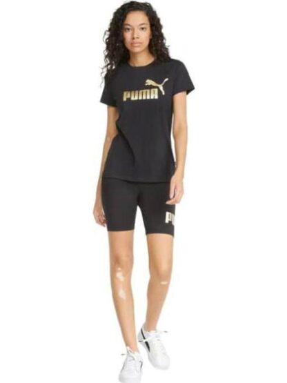 PLAYERA ESS METALLIC LOGO TEE NEGRO PUMA - Image 3