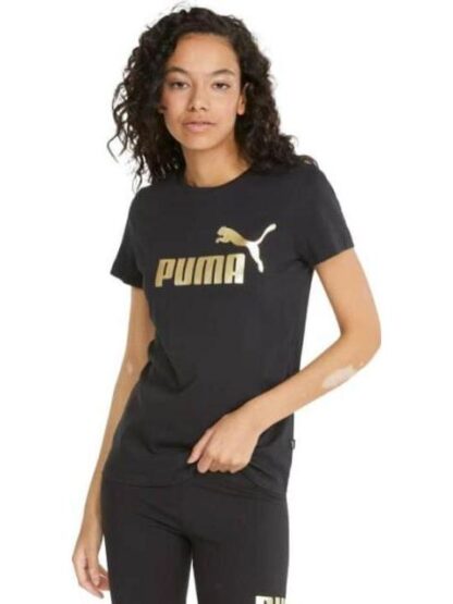 PLAYERA ESS METALLIC LOGO TEE NEGRO PUMA - Image 4