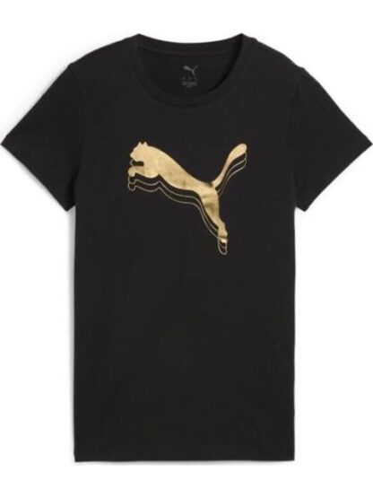 PLAYERA ESS METALLIC TEE NEGRO PUMA