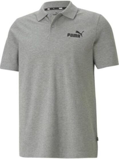 PLAYERA ESS PIQUE POLO GRIS PUMA