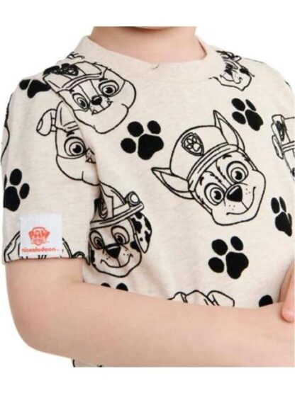 PLAYERA ESTAMPADA APLICACIONES BEIGE PAW PATROL - Image 2