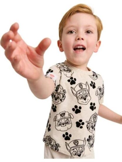 PLAYERA ESTAMPADA APLICACIONES BEIGE PAW PATROL - Image 3