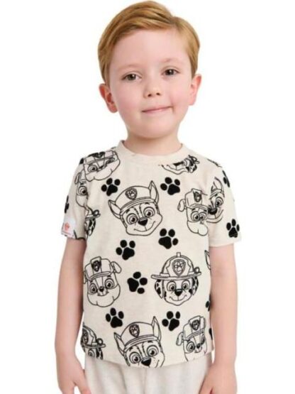 PLAYERA ESTAMPADA APLICACIONES BEIGE PAW PATROL - Image 5
