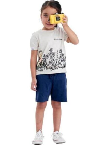 PLAYERA ESTAMPADA APLICACIONES BEIGE WINNIE THE POOH