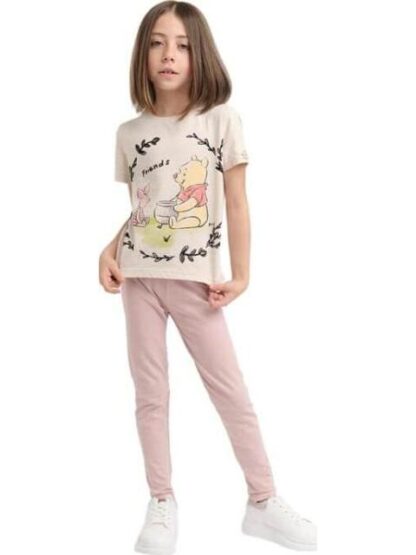 PLAYERA ESTAMPADA APLICACIONES BEIGE WINNIE THE POOH