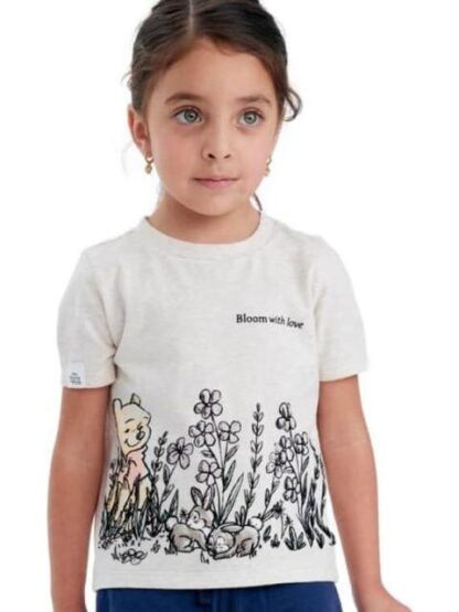 PLAYERA ESTAMPADA APLICACIONES BEIGE WINNIE THE POOH - Image 4