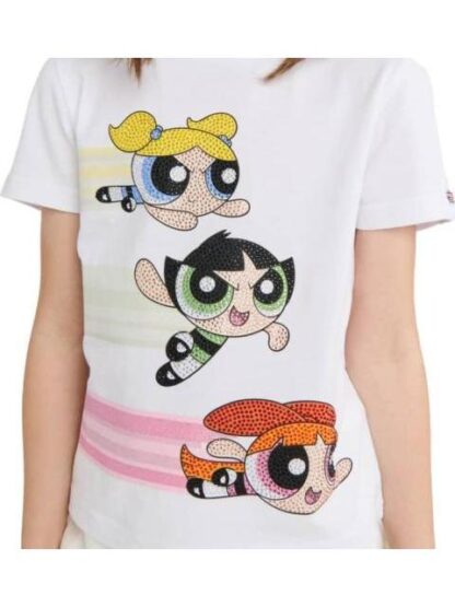 PLAYERA ESTAMPADA APLICACIONES BLANCO LAS CHICAS SUPER PODEROSAS - Image 5