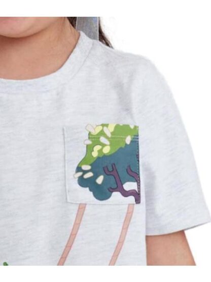 PLAYERA ESTAMPADA APLICACIONES GRIS BLUEY - Image 5