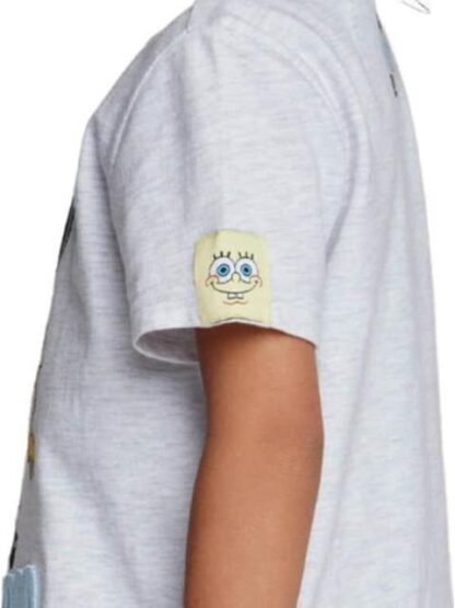 PLAYERA ESTAMPADA APLICACIONES GRIS BOB ESPONJA - Image 4