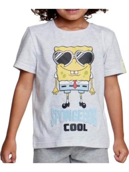 PLAYERA ESTAMPADA APLICACIONES GRIS BOB ESPONJA - Image 5