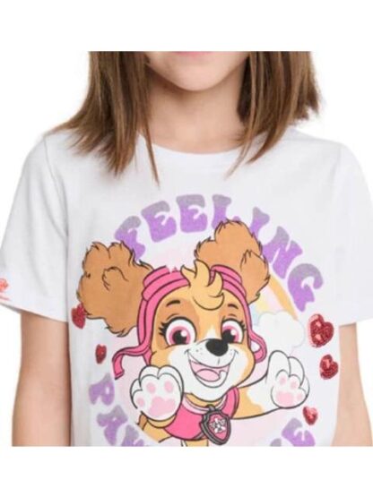 PLAYERA ESTAMPADA APLICACIONES MARFIL PAW PATROL - Image 5