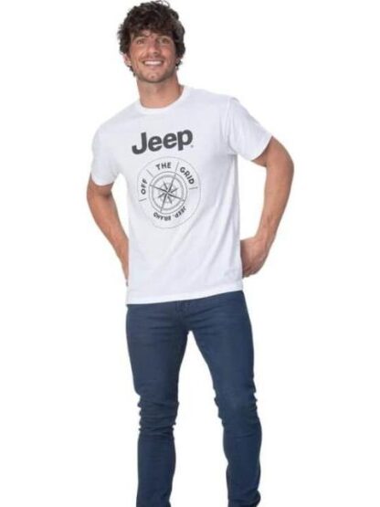 PLAYERA ESTAMPADA BLANCO JEEP