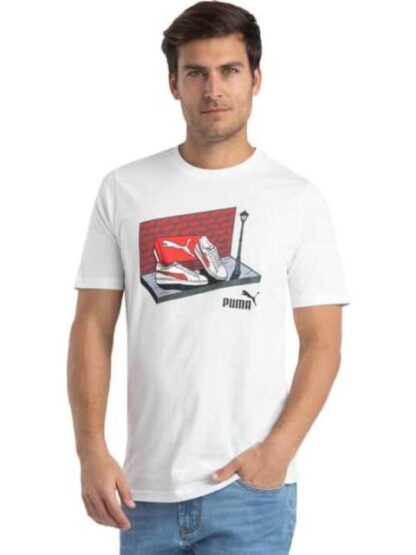 PLAYERA ESTAMPADA BLANCO PUMA