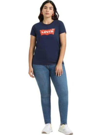 PLAYERA ESTAMPADA MANGA CORTA AZUL LEVIS STRAUSS