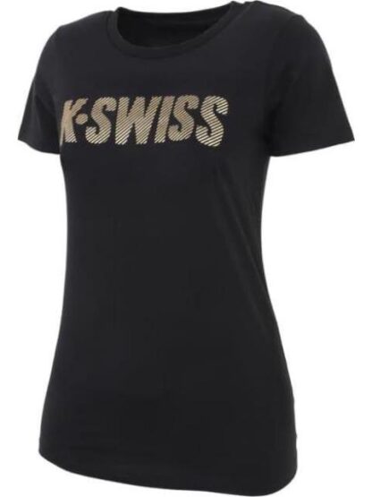 PLAYERA ESTAMPADA MANGA CORTA NEGRO K-SWISS - Image 2
