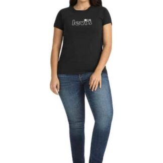 PLAYERA ESTAMPADA MANGA CORTA NEGRO LEVIS STRAUSS