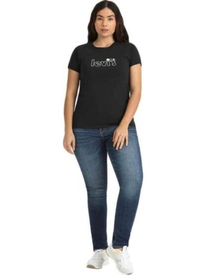 PLAYERA ESTAMPADA MANGA CORTA NEGRO LEVIS STRAUSS