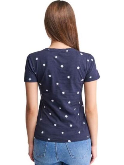 PLAYERA FLORES AZUL MARINO HOLLY LAND - Image 5