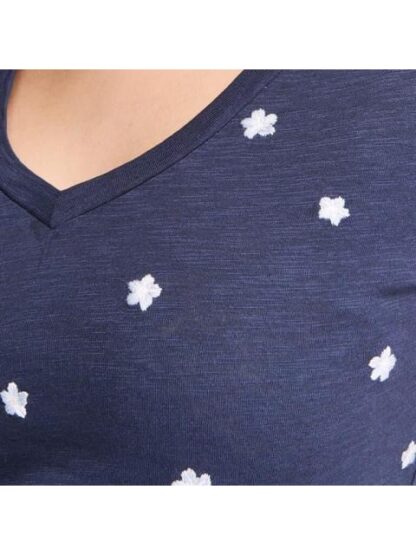 PLAYERA FLORES AZUL MARINO HOLLY LAND - Image 6