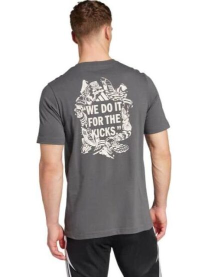 PLAYERA FUN KICKS G T GRIS ADIDAS - Image 4