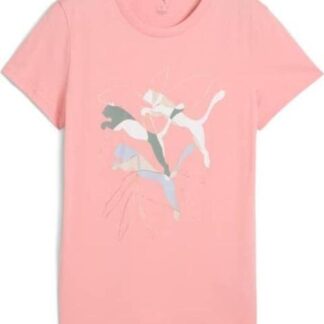 PLAYERA GRAPHICS BRANDED LEAF TEE ROSA PUMA