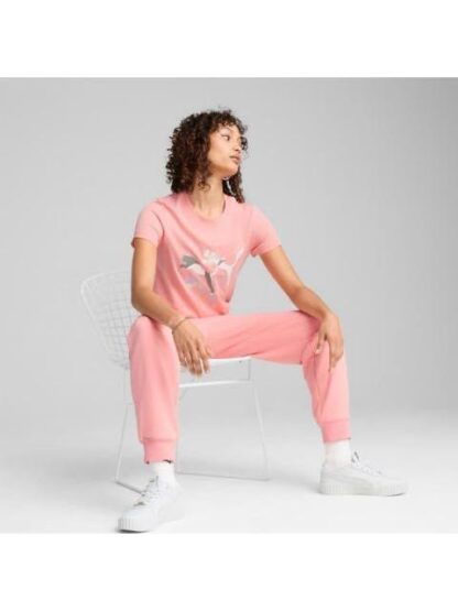 PLAYERA GRAPHICS BRANDED LEAF TEE ROSA PUMA - Image 5