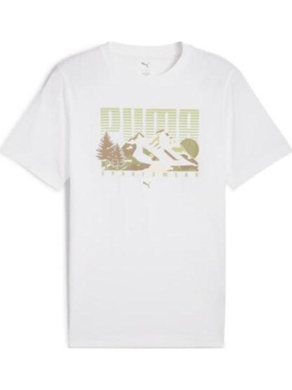 PLAYERA GRAPHICS MOUNTAIN TEE BLANCO PUMA