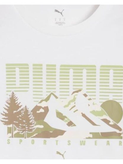 PLAYERA GRAPHICS MOUNTAIN TEE BLANCO PUMA - Image 3
