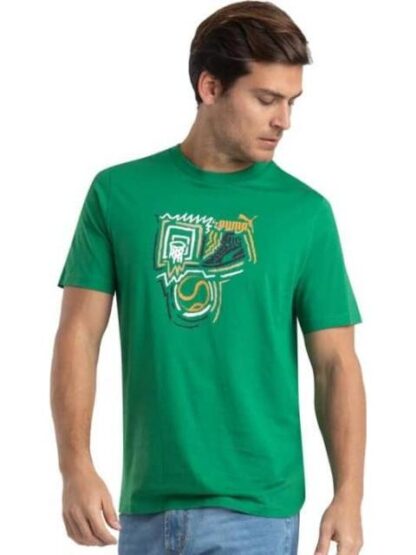 PLAYERA GRAPHICS YEAR OF SPORTS TEE VERDE PUMA - Image 3