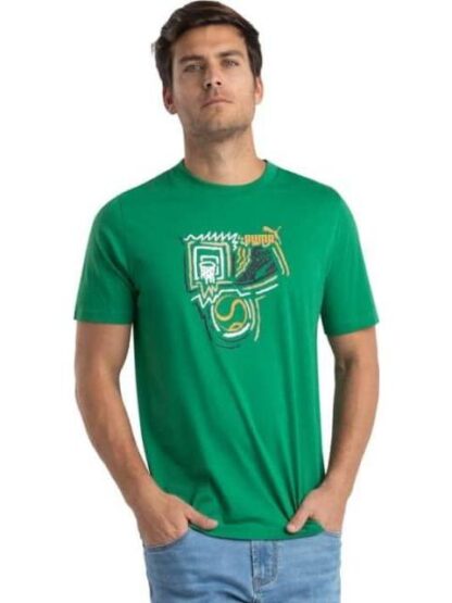 PLAYERA GRAPHICS YEAR OF SPORTS TEE VERDE PUMA - Image 5