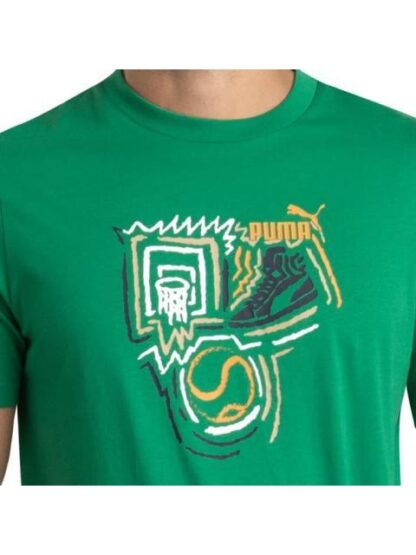 PLAYERA GRAPHICS YEAR OF SPORTS TEE VERDE PUMA - Image 6