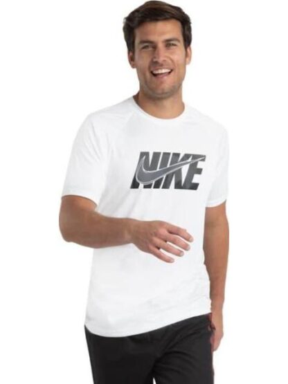 PLAYERA HYDROGUARD BLANCO NIKE SWIM - Image 4