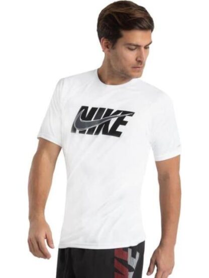 PLAYERA HYDROGUARD BLANCO NIKE SWIM - Image 5