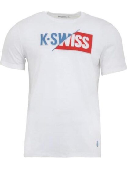 PLAYERA K-SWISS TEE BLANCO K-SWISS
