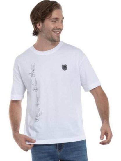 PLAYERA BUGS BUNNY BLANCO K-SWISS - Image 2