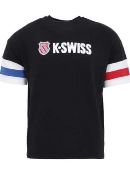 PLAYERA K-SWISS TEE OVER NEGRO K-SWISS