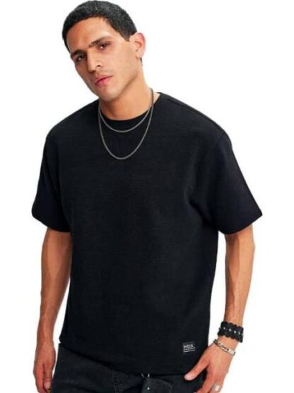PLAYERA LISA MANGA CORTA NEGRO HARD SODA - Image 4