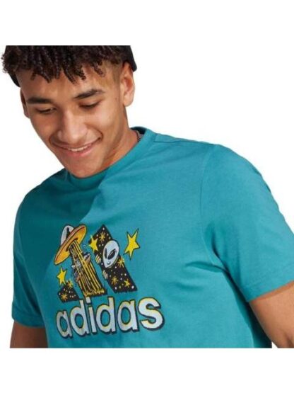 PLAYERA M DOODLE F T AZUL ADIDAS - Image 5