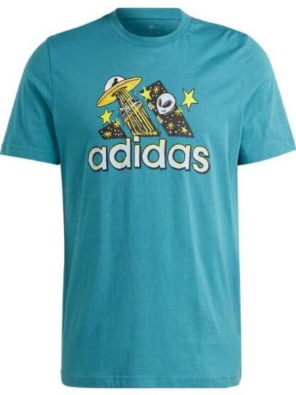 PLAYERA M DOODLE F T AZUL ADIDAS