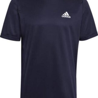 PLAYERA MANGA CORTA AEROREADY AZUL MARINO ADIDAS