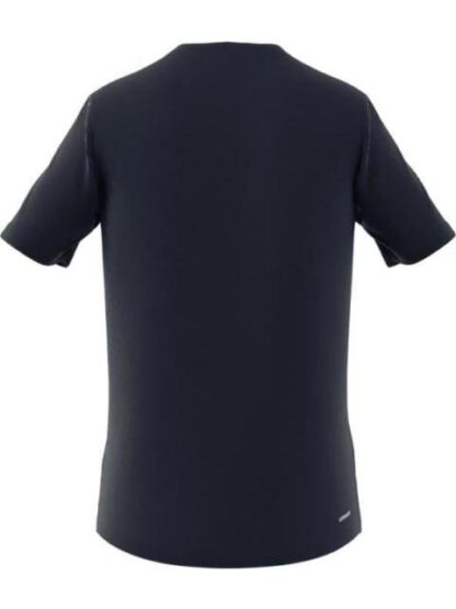 PLAYERA MANGA CORTA AEROREADY AZUL MARINO ADIDAS - Image 2