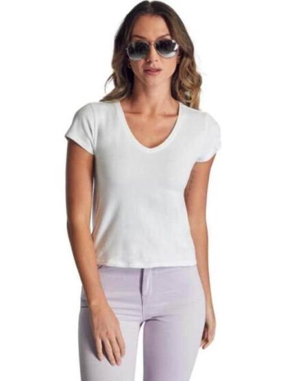 PLAYERA MANGA CORTA BLANCO HOLLY LAND