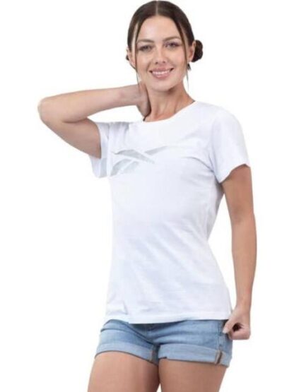 PLAYERA MANGA CORTA BLANCO REEBOK - Image 3