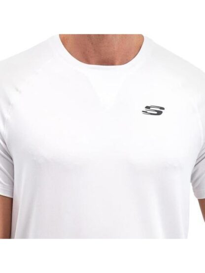 PLAYERA MANGA CORTA BLANCO SKECHERS1 - Image 4