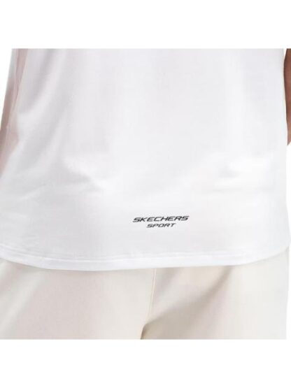 PLAYERA MANGA CORTA BLANCO SKECHERS1 - Image 5