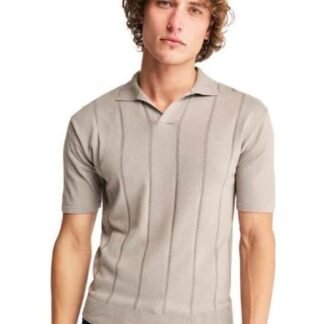 PLAYERA MANGA CORTA GRIS HPC POLO